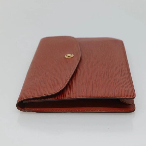 LOUIS VUITTON Epi Montaigne 27 Clutch Bag Brown LV - Picture 6 of 16